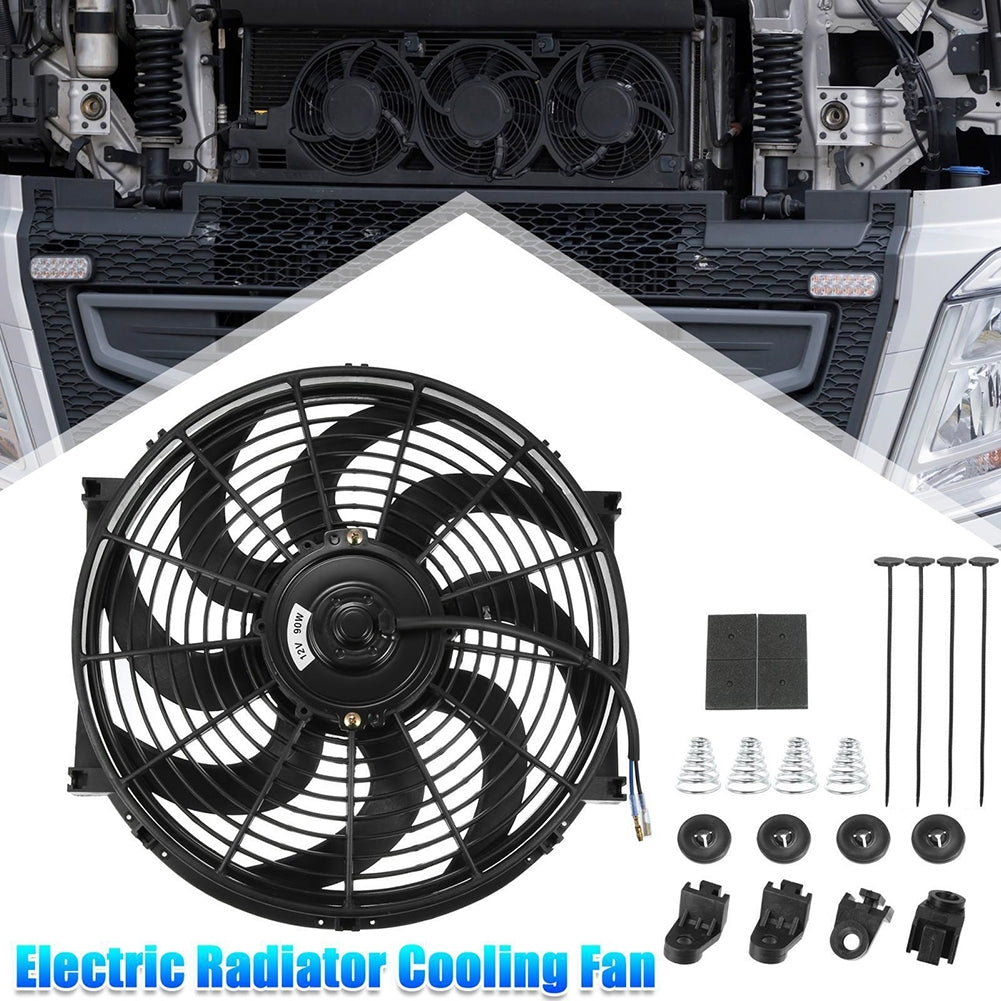 Universal Electric Car Radiator Cooling Fan High Performance 12V - Premium Car Organizers from Rapidvehicles - Just $86.39! Shop now at Rapidvehicles