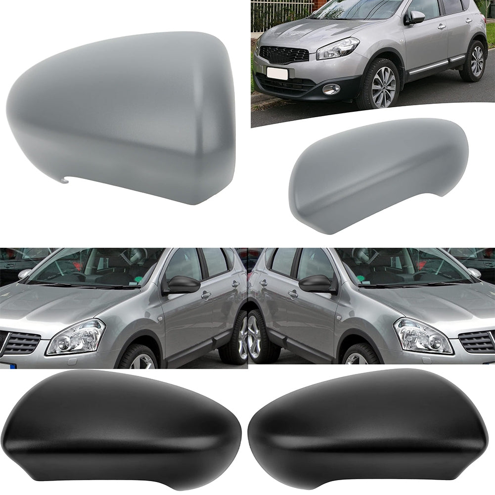 Replacement Door Wing Mirror Cover Left Side Compatible For Qashqai X-Trail J10 2007-2014 Automobile Rear View Mirror Housing Covering Cap Accessories black left - Premium Other Exterior Parts from Rapidvehicles - Just $28.87! Shop now at Rapidvehicles