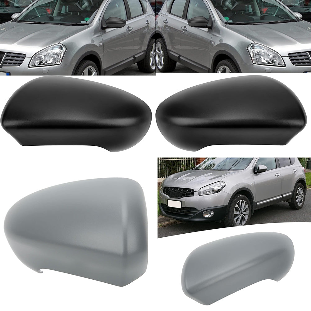 Replacement Door Wing Mirror Cover Left Side Compatible For Qashqai X-Trail J10 2007-2014 Automobile Rear View Mirror Housing Covering Cap Accessories black left - Premium Other Exterior Parts from Rapidvehicles - Just $28.87! Shop now at Rapidvehicles