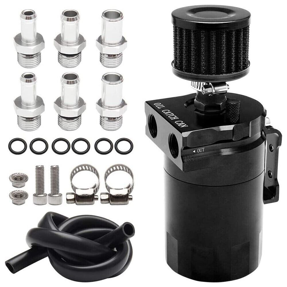 300ML Oil Catch Can Kit Universal Aluminum Oil Separator Catch - Premium Car Organizers from Rapidvehicles - Just $49.99! Shop now at Rapidvehicles