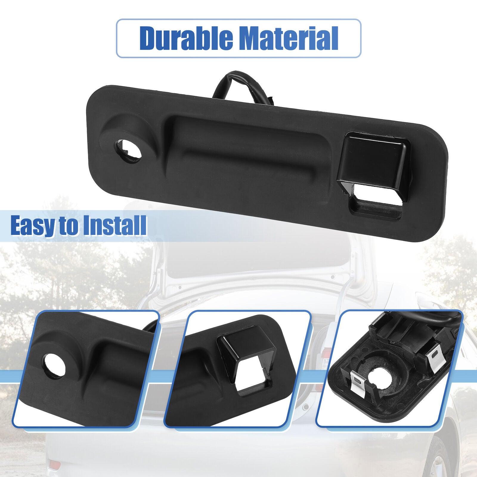 Rear Outside Trunk Lid Lock Handle 81260-C1010 Replacement Compatible For TT 2008-2015 Automobile Tailgate Release Handle Liftgate Pull Handle Accessories black - Premium Other Exterior Parts from Rapidvehicles - Just $29.48! Shop now at Rapidvehicles