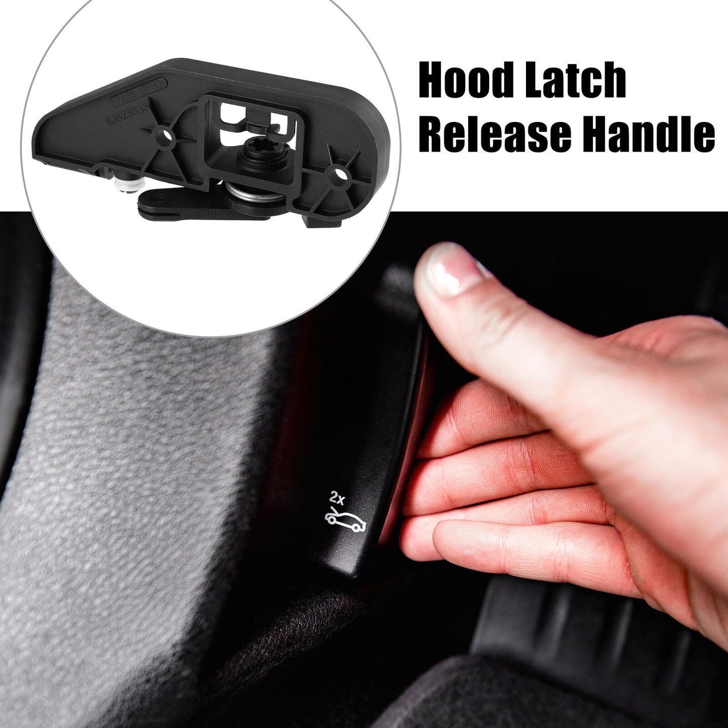 Car Hood Release Handle Mount Bracket 8J1823633C Replacement Hood - Premium Other Exterior Parts from Rapidvehicles - Just $33.99! Shop now at Rapidvehicles