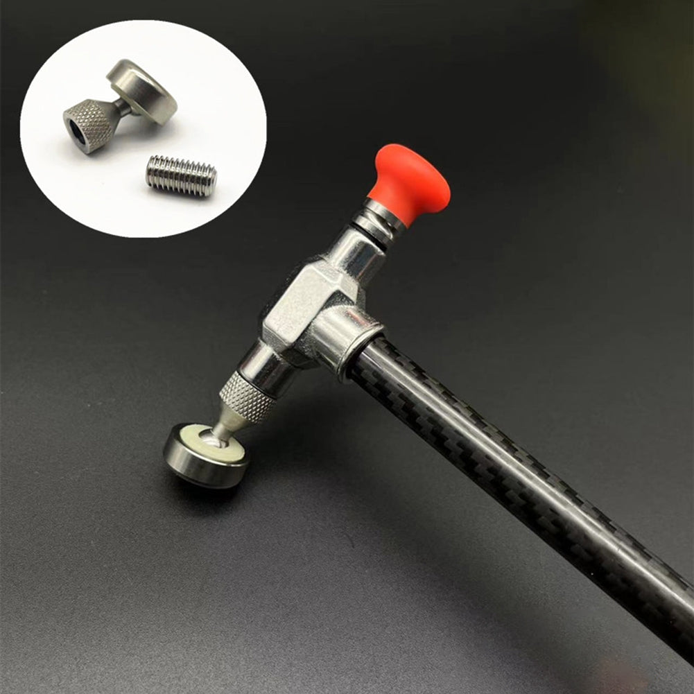 Paintless Car Dent Removal Tool Pulling Tabs Leveling Hammer Rotatable Head Dents Repair Titanium Alloy Puller Tabs For Hail Damage Body Maintenance silver - Premium Scratch Repair from Rapidvehicles - Just $32.99! Shop now at Rapidvehicles