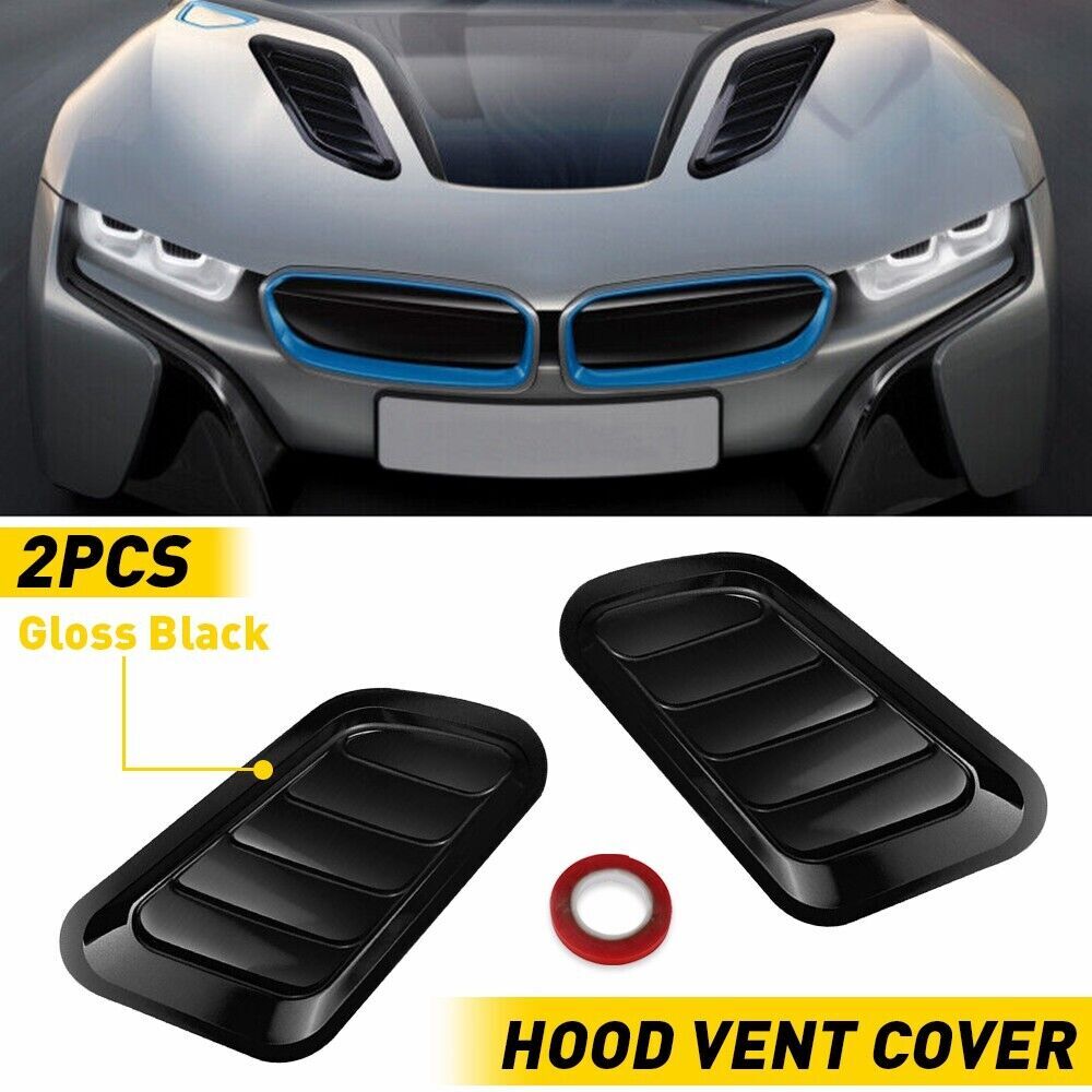 Universal Air Flow Intake Hood Scoop Bonnet Vent Cover Sticker - Premium Other Exterior Parts from Rapidvehicles - Just $18.89! Shop now at Rapidvehicles