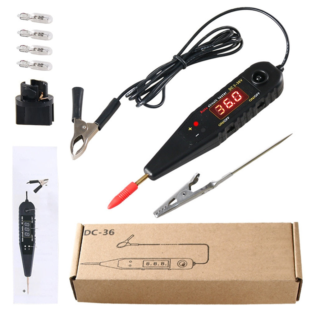 DC36 Automotive Electrical Circuit Tester Circuit Fault Finder - Premium OBD & Diagnostic Tools from Rapidvehicles - Just $26.99! Shop now at Rapidvehicles