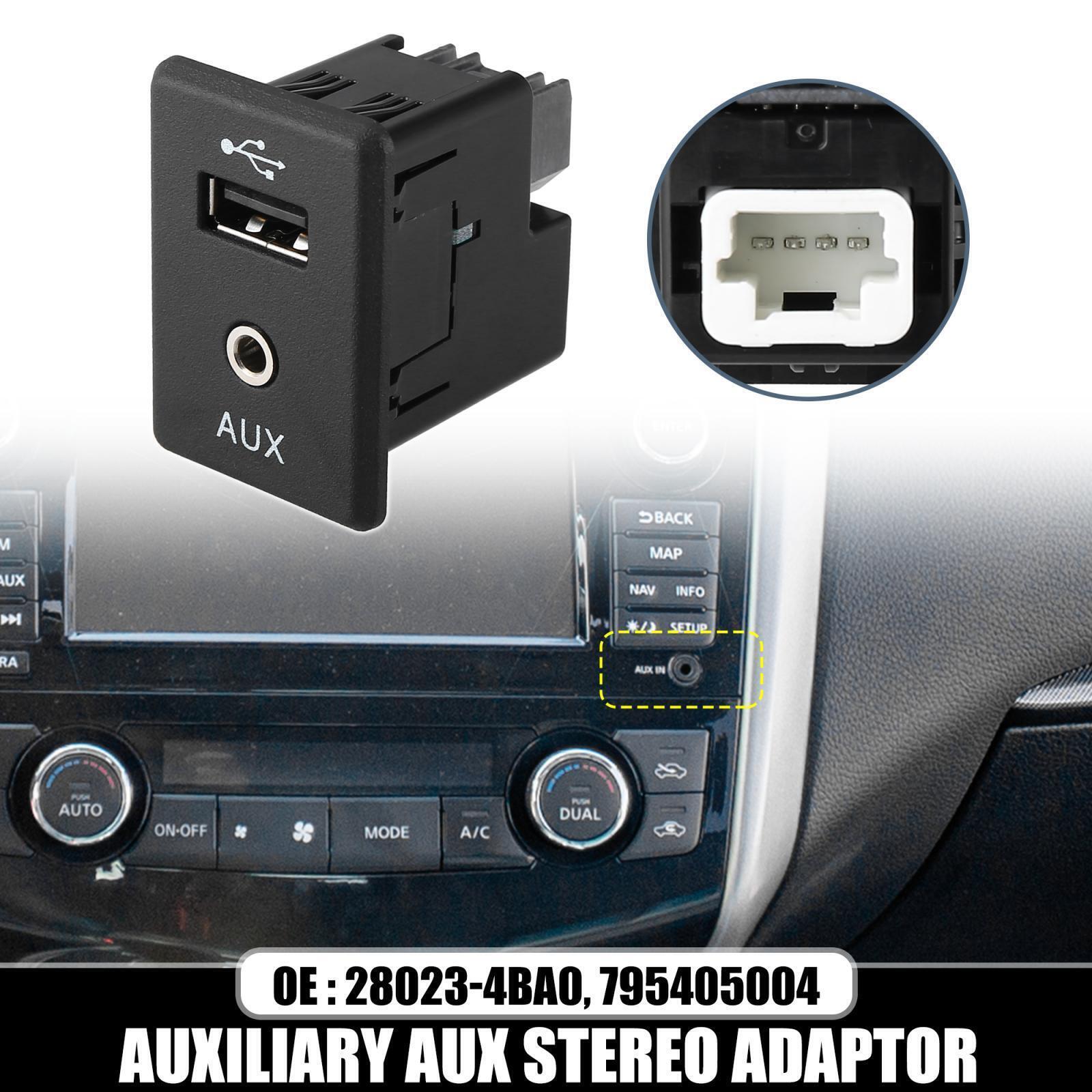 USB Port Socket Auxiliary Jack 4 Pins Audio Video Jack Compatible - Premium Car Organizers from Rapidvehicles - Just $46.99! Shop now at Rapidvehicles