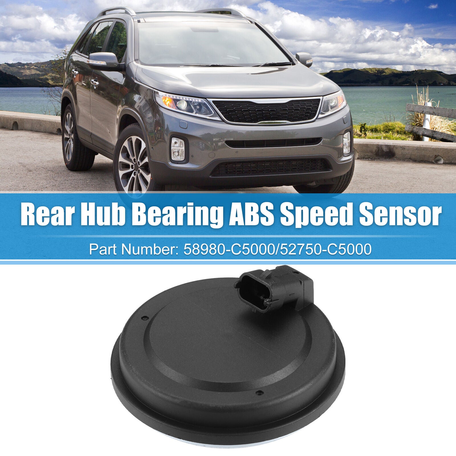 Rear Wheel Hub Bearing ABS Speed Sensor Compatible For Kia - Premium Car Organizers from Rapidvehicles - Just $35.99! Shop now at Rapidvehicles