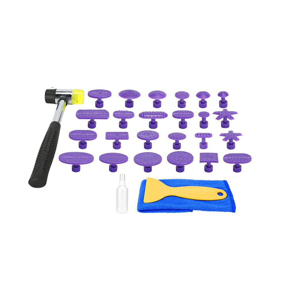 54Pcs Auto Dent Puller Kit with Lifter Slide Hammer Bridge Puller Glue Stick Heating Handle Paintless Body Dent Removal Kit - Premium Scratch Repair from Rapidvehicles - Just $58.99! Shop now at Rapidvehicles