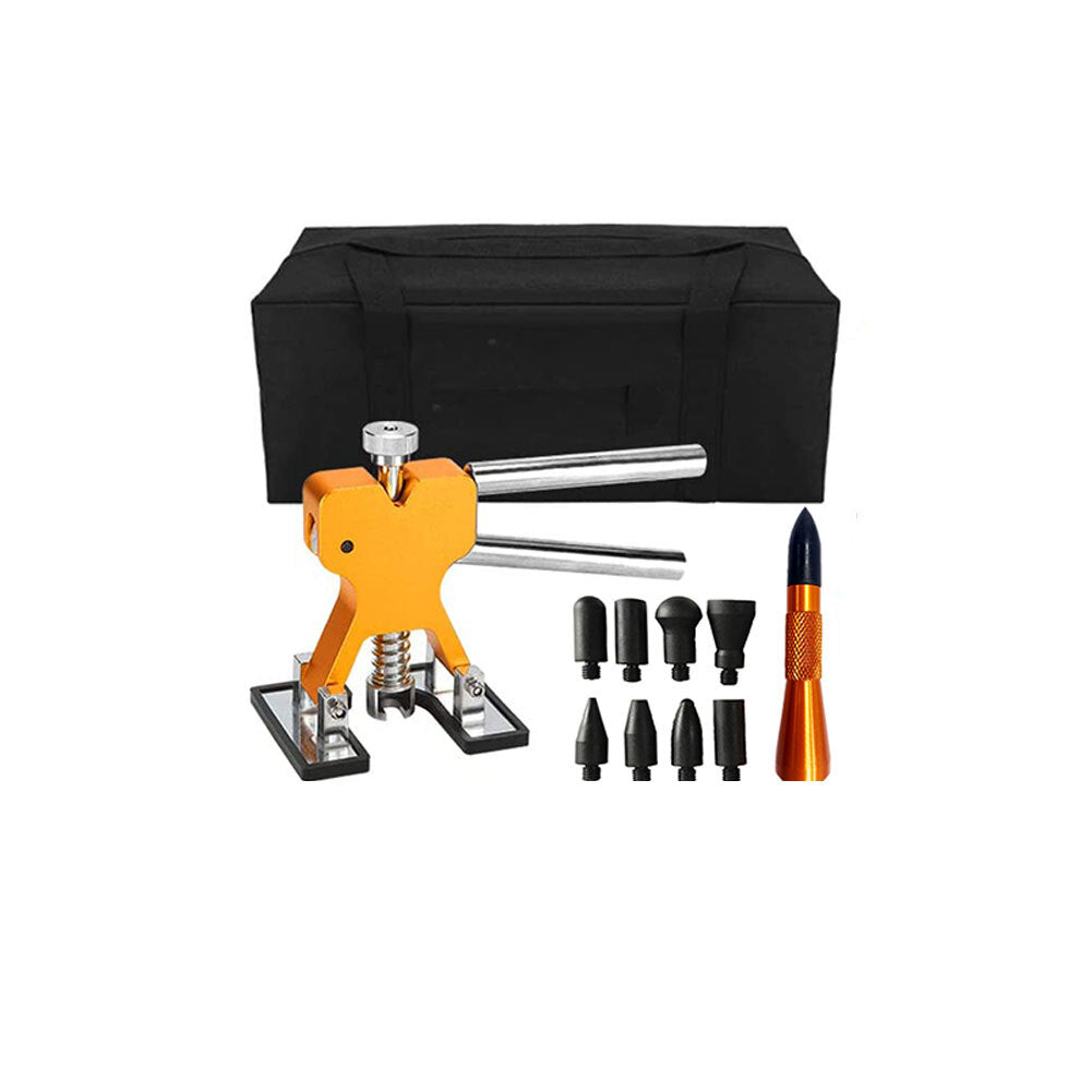 54Pcs Auto Dent Puller Kit with Lifter Slide Hammer Bridge Puller Glue Stick Heating Handle Paintless Body Dent Removal Kit - Premium Scratch Repair from Rapidvehicles - Just $58.99! Shop now at Rapidvehicles