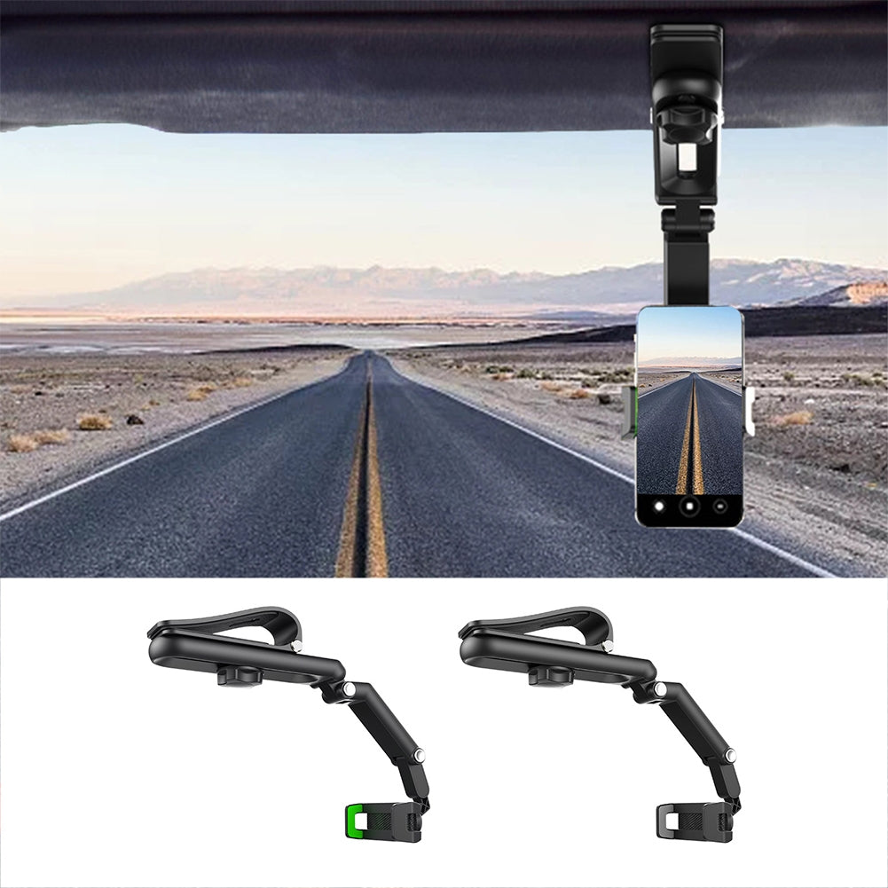 Multifunctional Mobile Phone Holder Car Rearview Mirror Rear Seat Video Photo Shooting Kitchen Desktop Phone Bracket green - Premium Car Mounts & Holders from Rapidvehicles - Just $20.99! Shop now at Rapidvehicles