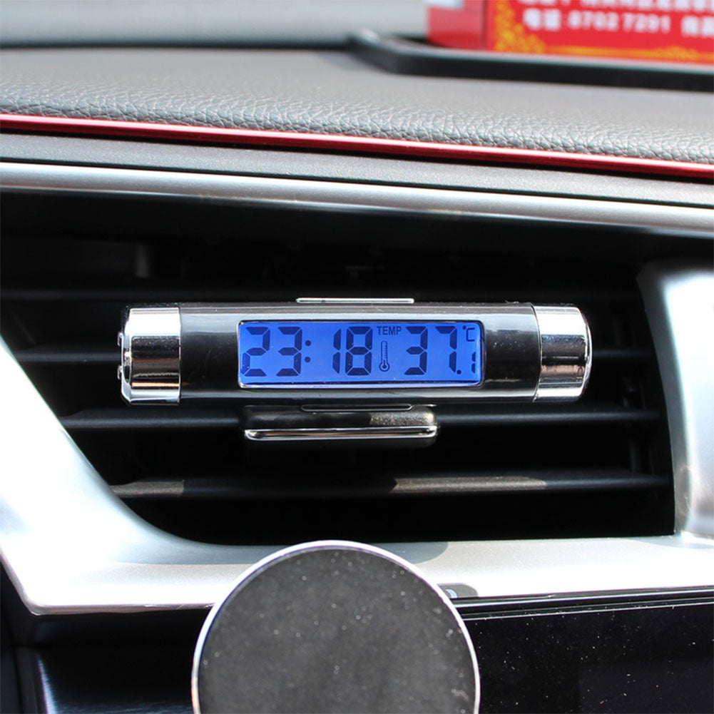 2 in 1 Car Digital LCD Thermometer Clock Calendar Automotive - Premium Other Car Electronics from Rapidvehicles - Just $16.99! Shop now at Rapidvehicles