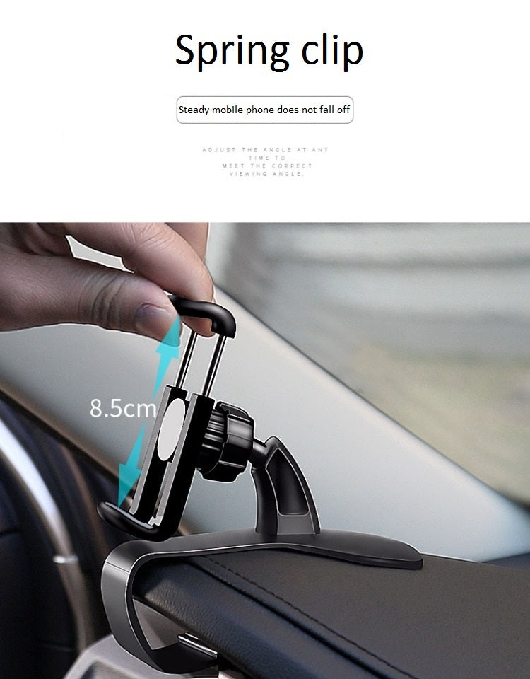 360 Degree Rotating HUD Car Mobile Phone Holder Black (color box - Premium Car Mounts & Holders from Rapidvehicles - Just $13.49! Shop now at Rapidvehicles