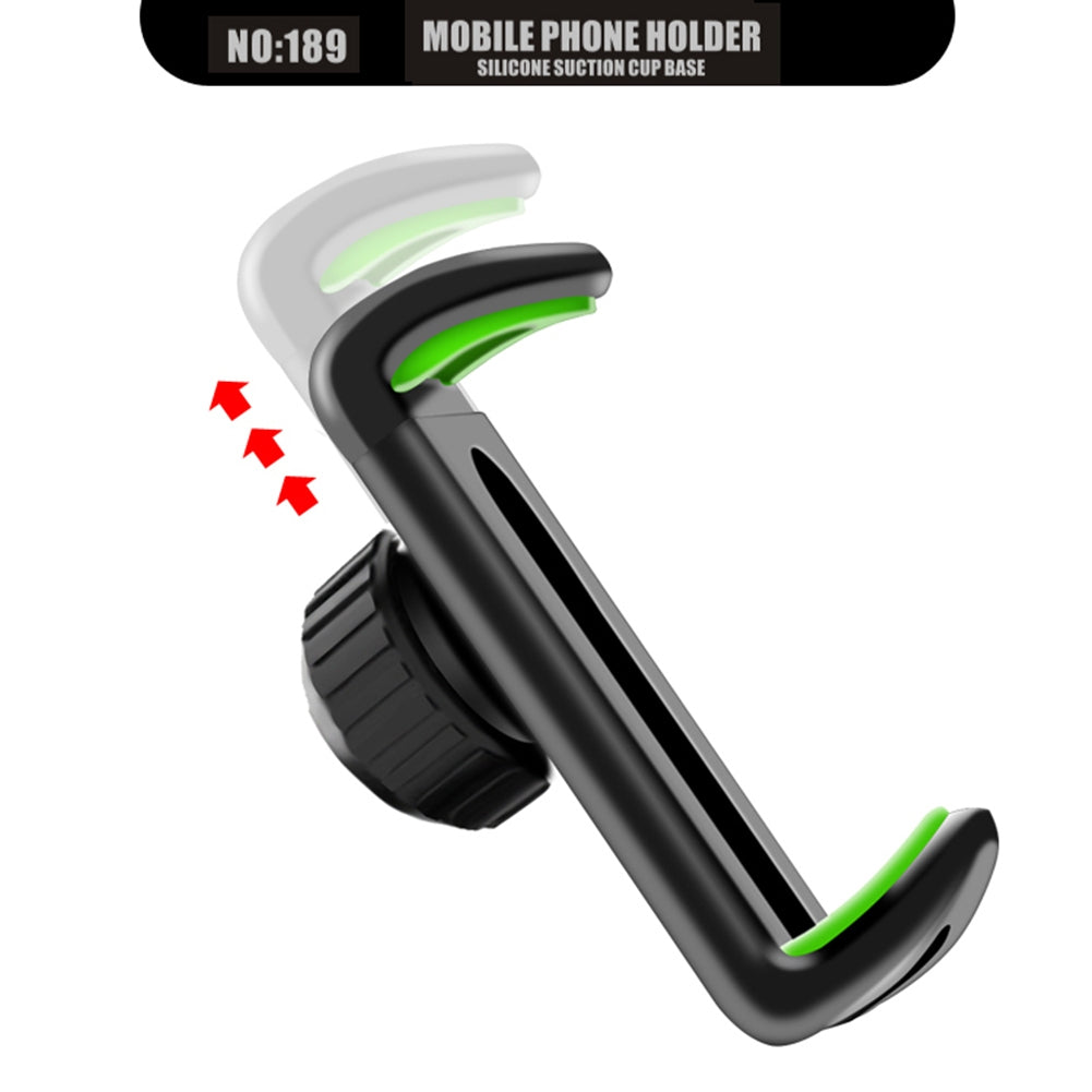 Vehicle Phone Bracket 360 Degree Adjustable Foldable Silicone Suction Windshield Lazy Cellphone Holder black - Premium Car Mounts & Holders from Rapidvehicles - Just $19.99! Shop now at Rapidvehicles