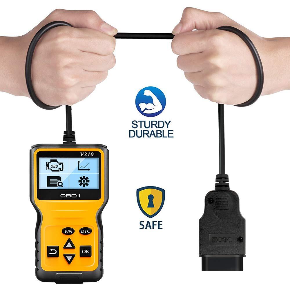 OBD2 Scanner Reader Universal Car Engine Fault Code Reader CAN Diagnostic Scan Tool for All OBD II Protocol Cars Since 1996  V310 - Premium OBD & Diagnostic Tools from Rapidvehicles - Just $40.99! Shop now at Rapidvehicles