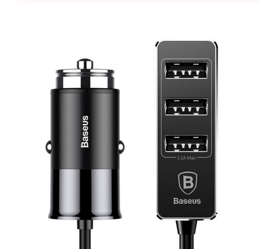 Baseus Car USB Charger 4 Ports Output Car Charger Mobile Phone - Premium Car Chargers from Rapidvehicles - Just $38.99! Shop now at Rapidvehicles