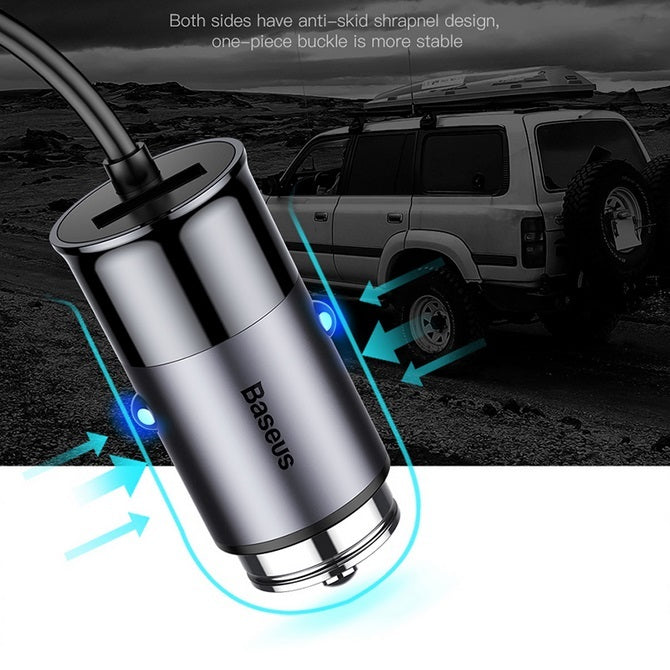 Baseus Car USB Charger 4 Ports Output Car Charger Mobile Phone - Premium Car Chargers from Rapidvehicles - Just $38.99! Shop now at Rapidvehicles