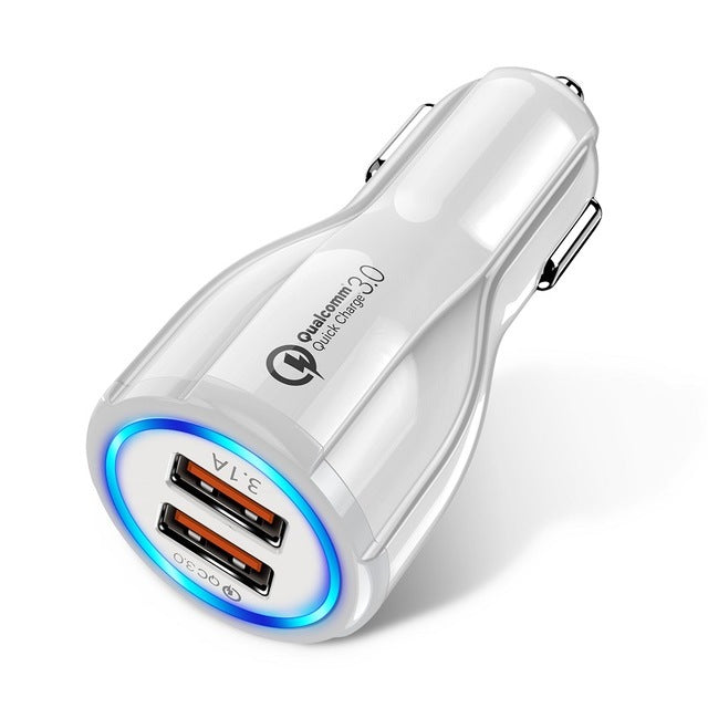 18W 3.1A Car Charger Fast Charger 3.0 Universal Dual USB Adapter - Premium Car Chargers from Rapidvehicles - Just $21.99! Shop now at Rapidvehicles