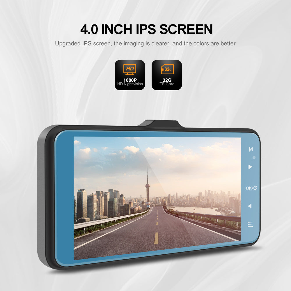 Anytek A60 4 inch IPS Screen 1080P HD 170Degree Wide Angle ADAS - Premium Car DVR from Rapidvehicles - Just $86.99! Shop now at Rapidvehicles