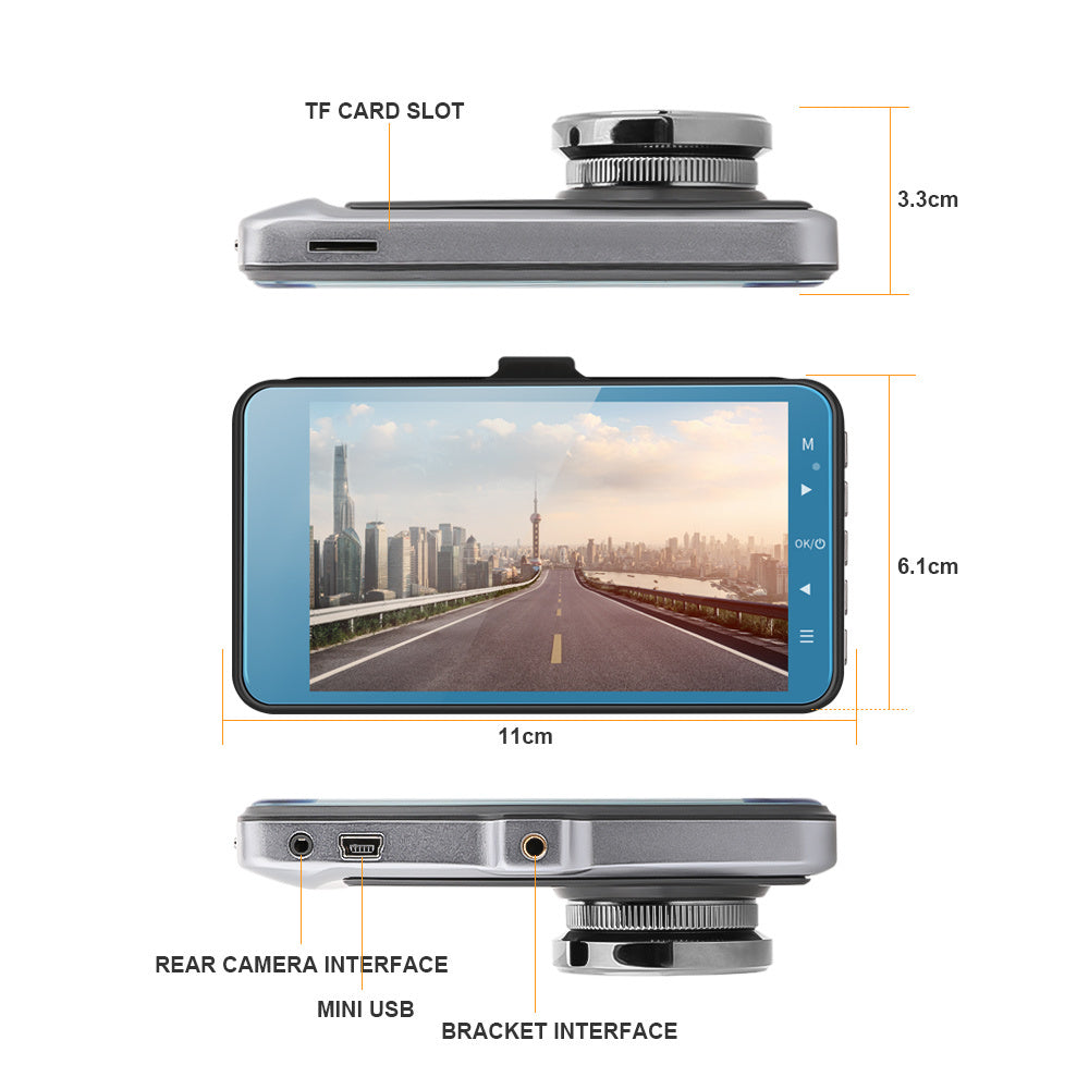 Anytek A60 4 inch IPS Screen 1080P HD 170Degree Wide Angle ADAS - Premium Car DVR from Rapidvehicles - Just $86.99! Shop now at Rapidvehicles