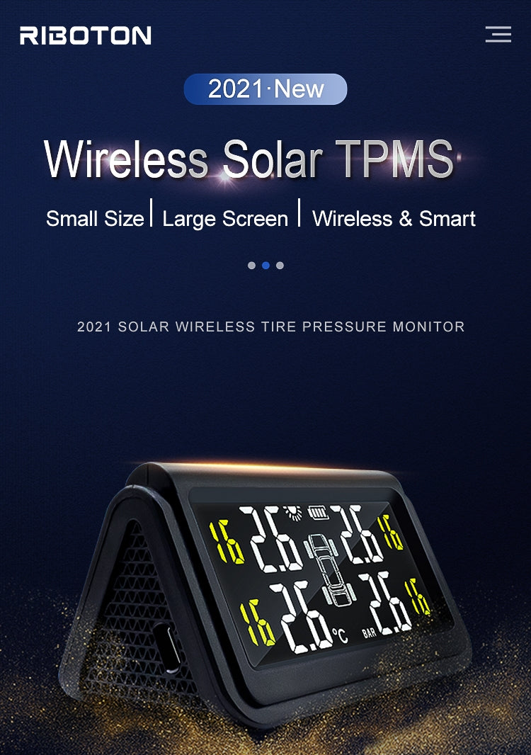 Wireless  Tire  Pressure  Monitoring Instrument Tire Pressure Monitoring System Solar Energy Detector - Premium OBD & Diagnostic Tools from Rapidvehicles - Just $51.99! Shop now at Rapidvehicles