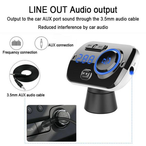 Hands-free Bluetooth Fm Transmitter Wireless Radio Adapter Car - Premium Other Car Electronics from Rapidvehicles - Just $38.99! Shop now at Rapidvehicles