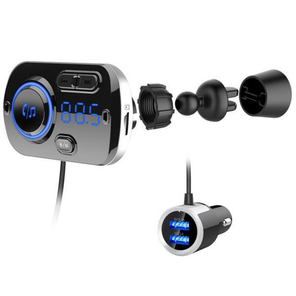 Hands-free Bluetooth Fm Transmitter Wireless Radio Adapter Car - Premium Other Car Electronics from Rapidvehicles - Just $38.99! Shop now at Rapidvehicles