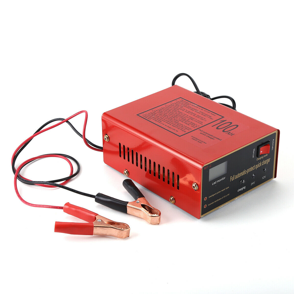 Maintenance-free Battery  Charger 12v/24v 10a 140w Output For Electric Car US Plug - Premium Car Chargers from Rapidvehicles - Just $47.99! Shop now at Rapidvehicles