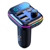 Car Bluetooth-compatable Mp3  Player Pd 18w Type C Qc3.0 Usb Charger Handsfree Wireless Fm Transmitter black - Premium Car Chargers from Rapidvehicles - Just $34.99! Shop now at Rapidvehicles