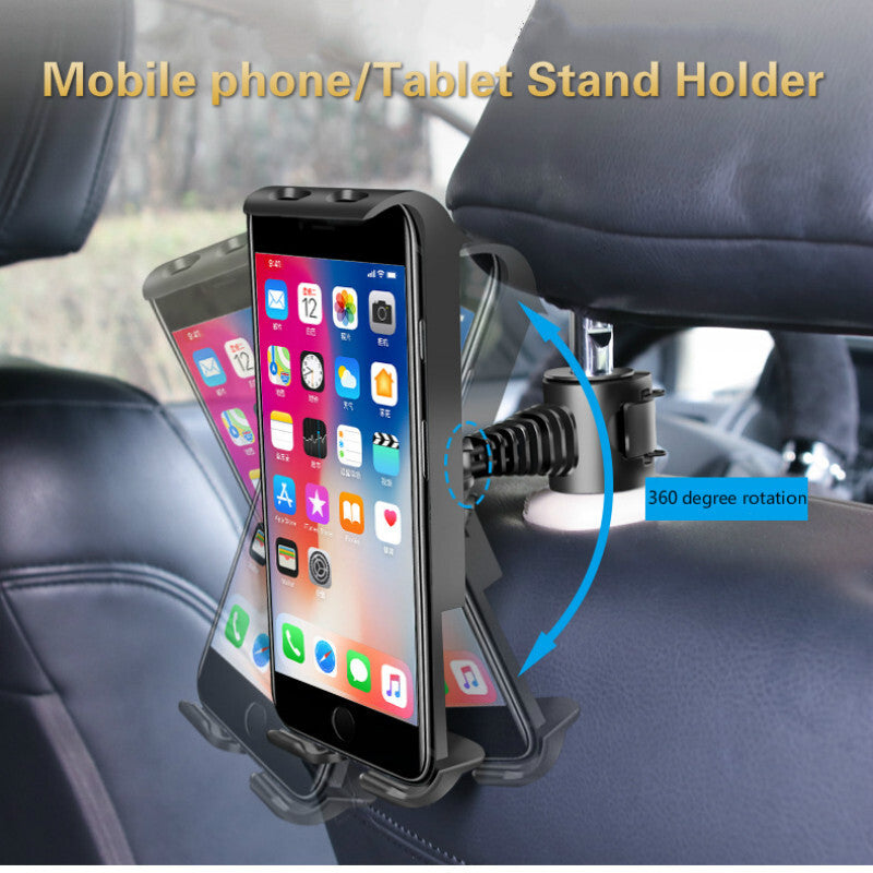 Adjustable Car  Tablet  Stand Holder For Ipad Tablet Accessories, Universal Tablet Stand Car Seat Back Bracket For 4-12 Inch Tablet black - Premium Car Mounts & Holders from Rapidvehicles - Just $15.99! Shop now at Rapidvehicles