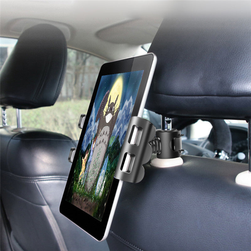 Adjustable Car  Tablet  Stand Holder For Ipad Tablet Accessories, Universal Tablet Stand Car Seat Back Bracket For 4-12 Inch Tablet black - Premium Car Mounts & Holders from Rapidvehicles - Just $15.99! Shop now at Rapidvehicles