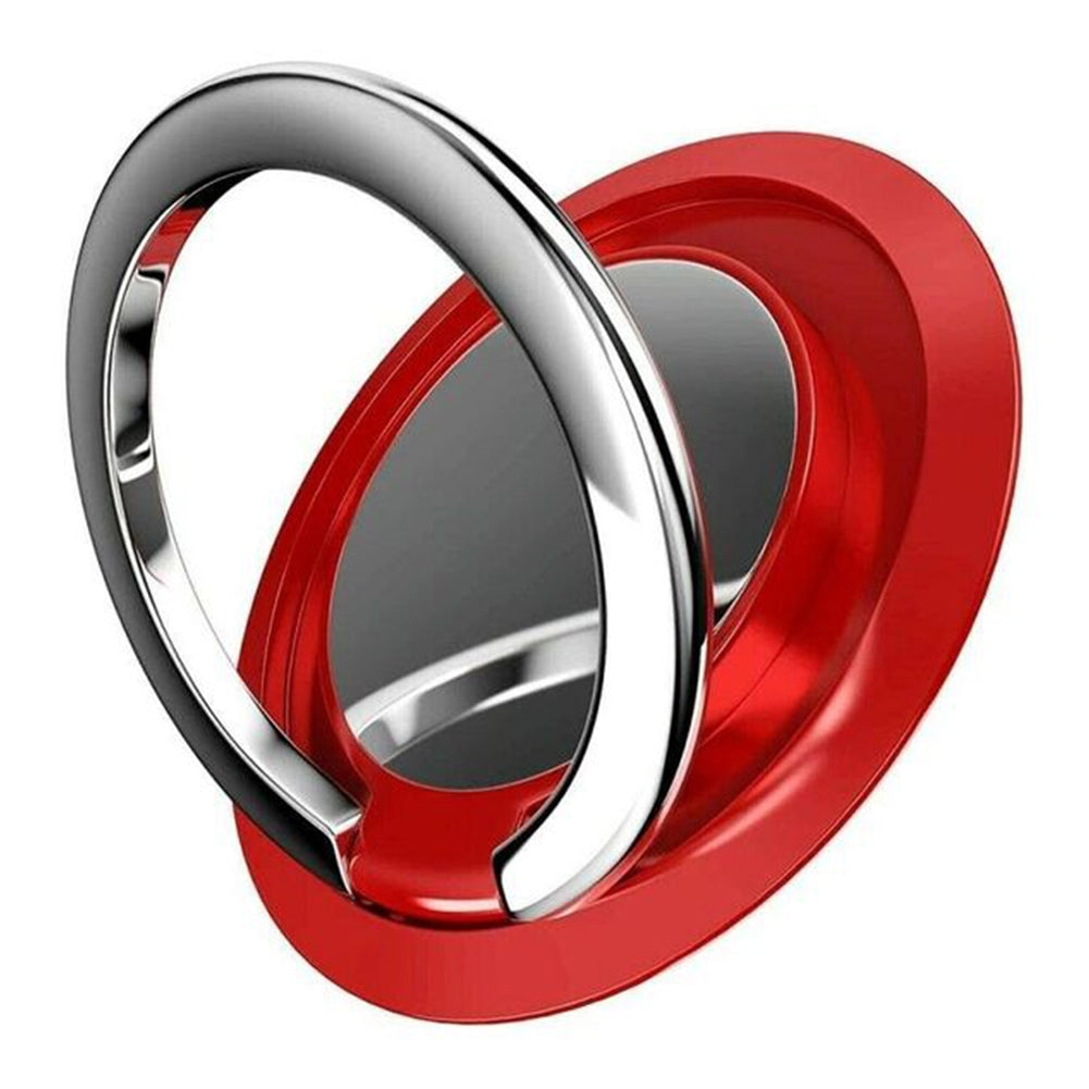 Luxury Rotatable Finger Ring  Mobile  Phone  Holder Stand, For Universal Car Magnetic Mount Phone Back Sticker Pad Bracket Red - Premium Car Mounts & Holders from Rapidvehicles - Just $14.99! Shop now at Rapidvehicles