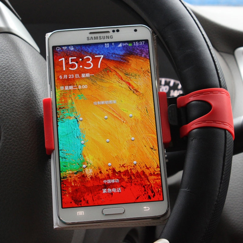 Multifunctional Car Steering Wheel Mobile Phone  Holder Steering - Premium Car Mounts & Holders from Rapidvehicles - Just $8.99! Shop now at Rapidvehicles