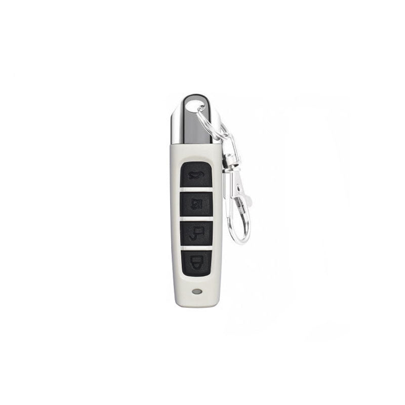 Multi-functional 433mhz Wireless  Remote Control Garage Gate Door Opener Remote Control Duplicator Cloning Code Car Key Security Alarm White shell-black key lock - Premium Security Alarm System from Rapidvehicles - Just $8.42! Shop now at Rapidvehicles