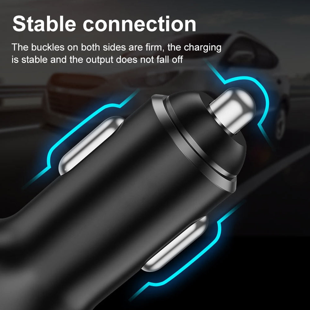 Pd+2.4a Type-c Dual Usb Car Charger 30w Charging Adapter - Premium Car Chargers from Rapidvehicles - Just $17.99! Shop now at Rapidvehicles