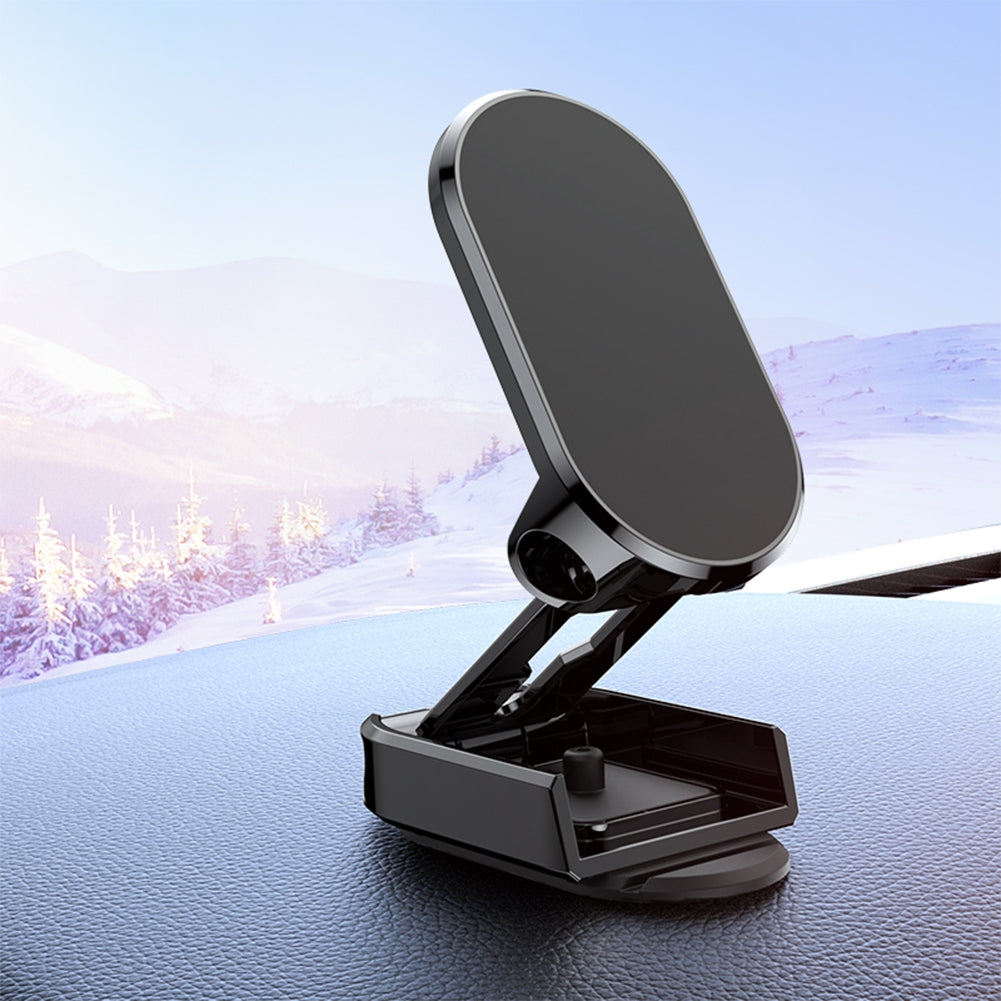 Folding Car Mobile Phone Bracket Base Strong Magnetic Suction 360 - Premium Car Mounts & Holders from Rapidvehicles - Just $15.99! Shop now at Rapidvehicles