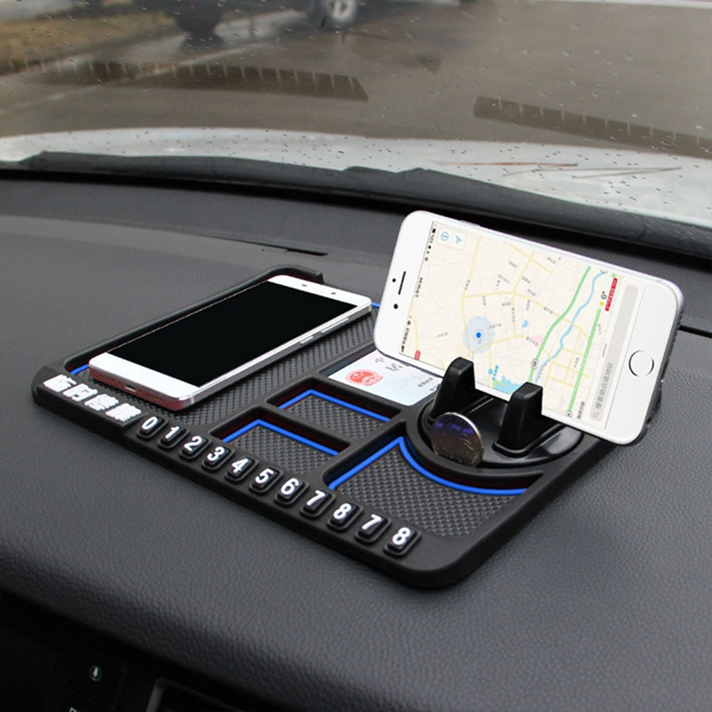 Multi-functional Car Dashboard Storage Pad Phone Holder Anti-slip - Premium Car Mounts & Holders from Rapidvehicles - Just $15.99! Shop now at Rapidvehicles