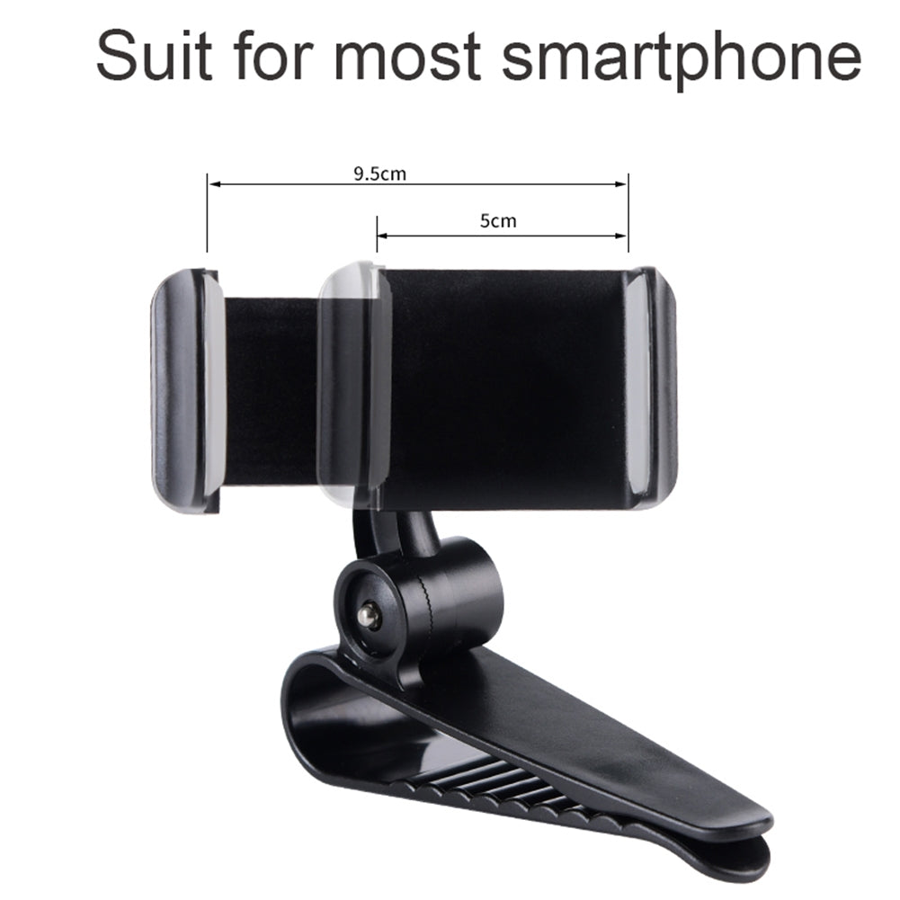 Car Clip Sun Visor Cell Phone Holder Mount Creative Fashion Universal Phone Holder grey - Premium Car Mounts & Holders from Rapidvehicles - Just $15.99! Shop now at Rapidvehicles