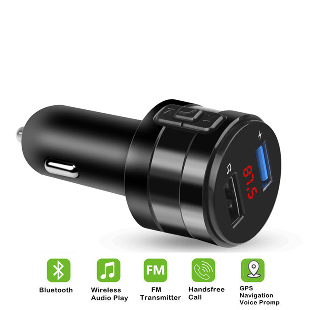 Car MP3 Player Bluetooth Hands-free FM Transmitter Music Player - Premium Car Chargers from Rapidvehicles - Just $17.99! Shop now at Rapidvehicles