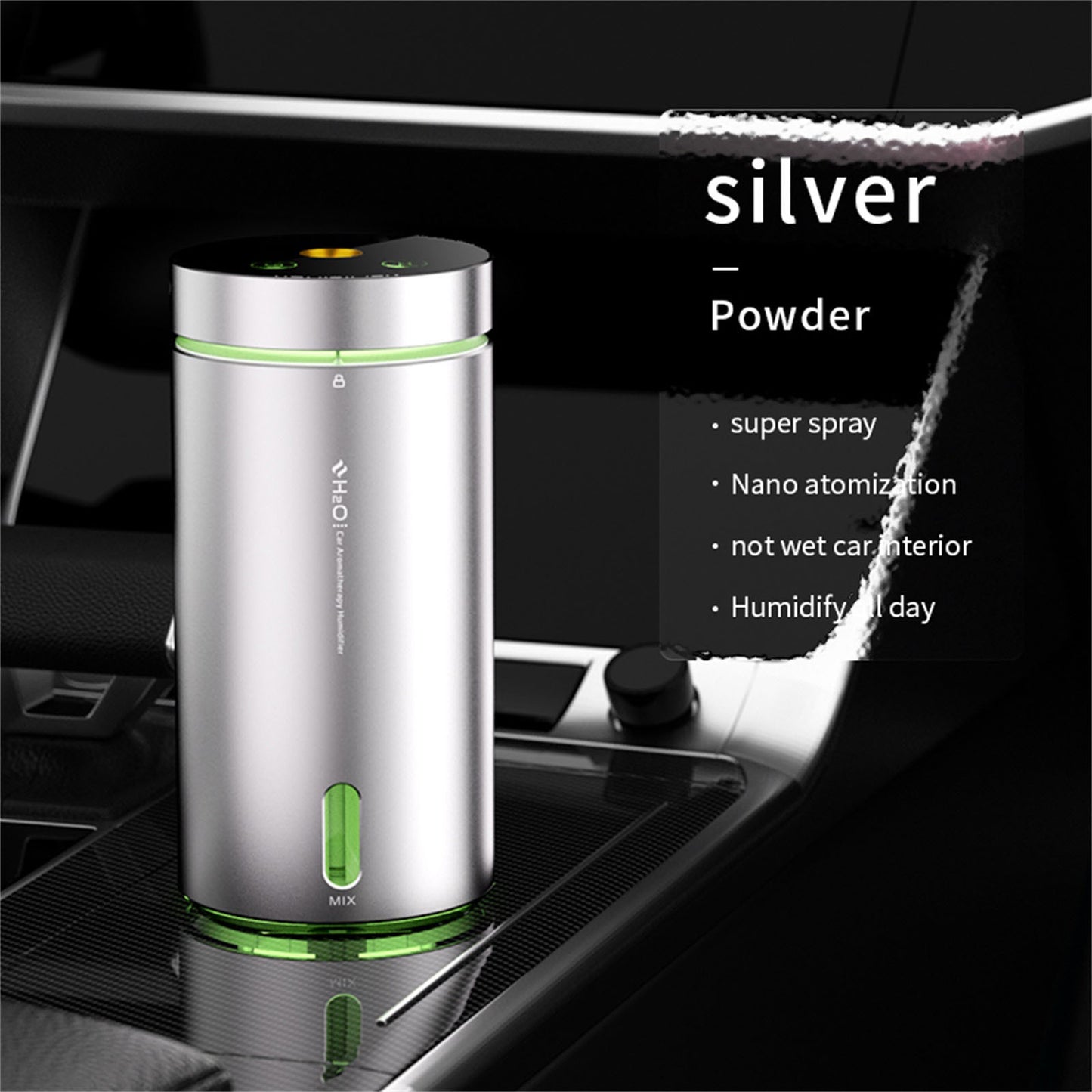 M6 Car Air Humidifier Smart Essential Oils Diffuser 300ml - Premium Other Car Electronics from Rapidvehicles - Just $56.99! Shop now at Rapidvehicles