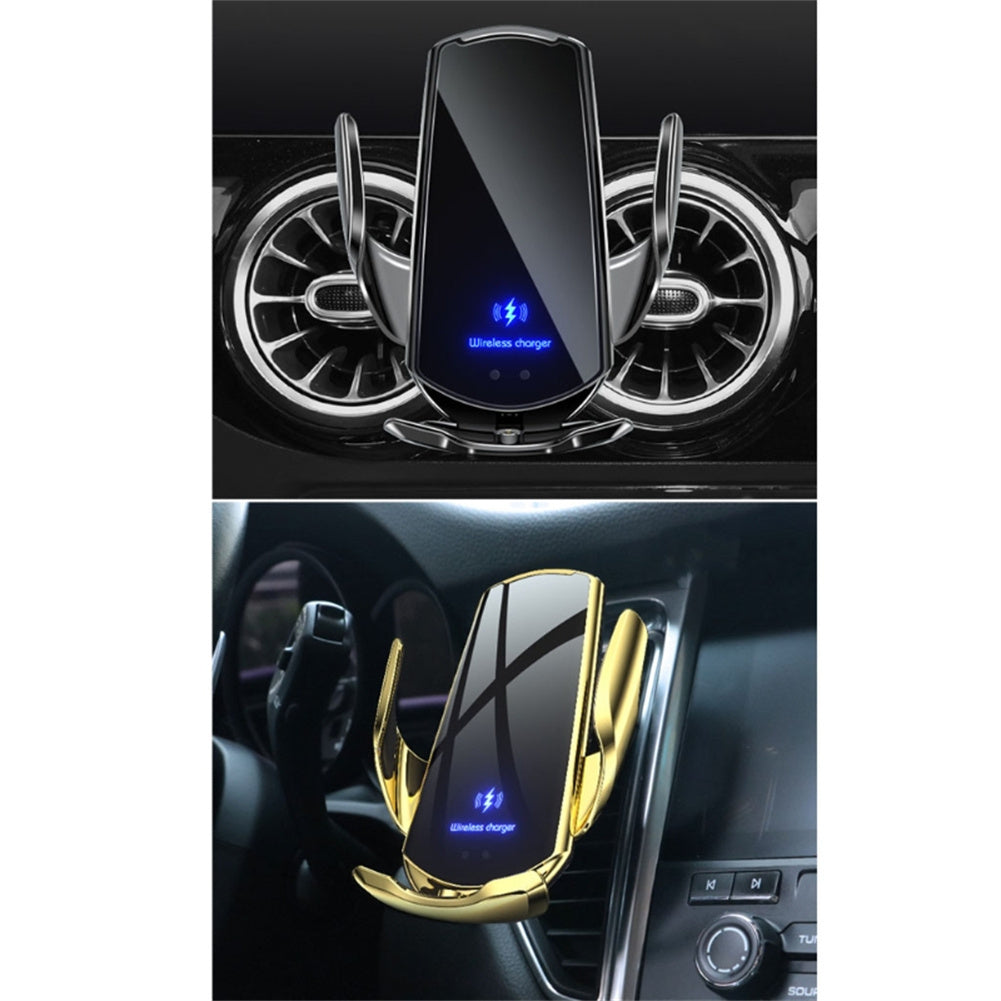 Car Wireless Charger Phone Bracket Navigation Fixing Frame Fast Charging Auto Holder Black - Premium Car Mounts & Holders from Rapidvehicles - Just $34.99! Shop now at Rapidvehicles