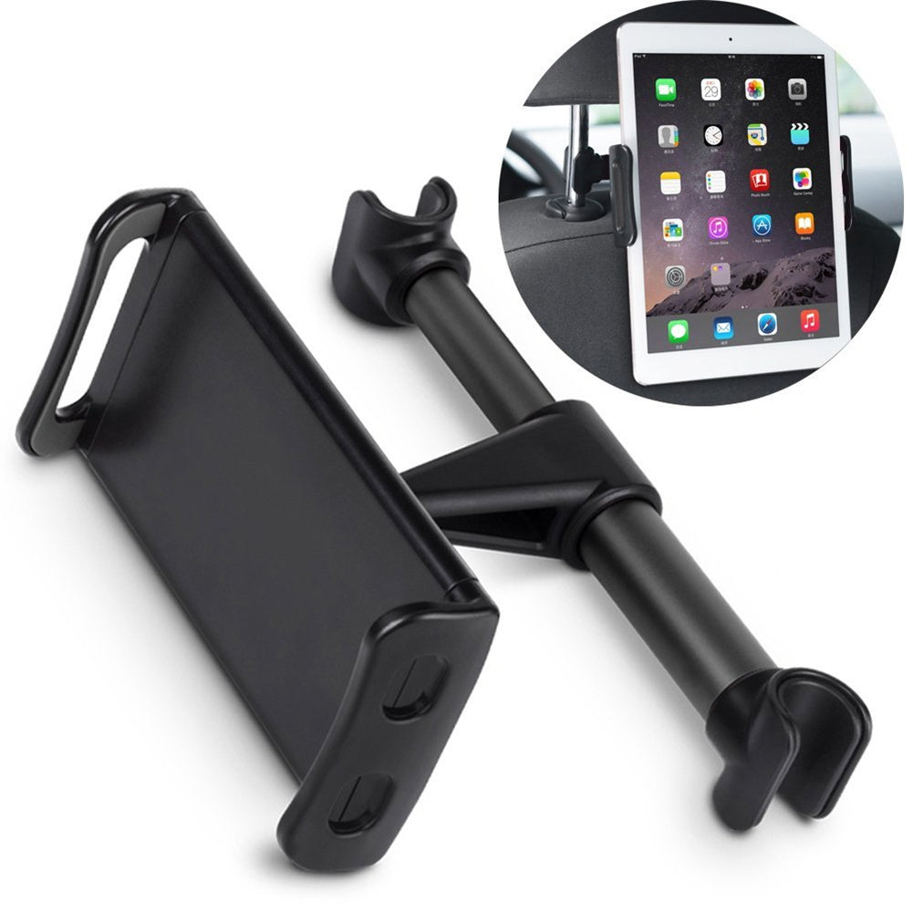 Car Rear Seat Headrest Bracket 360 Degree Rotation Adjustable Width Phone Holder Compatible For Ipad Tablet 4-11 Inch black - Premium Car Mounts & Holders from Rapidvehicles - Just $20.99! Shop now at Rapidvehicles