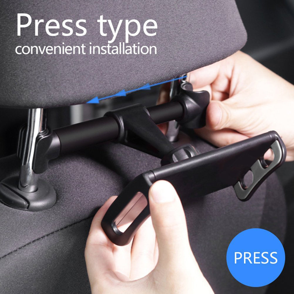 Car Rear Seat Headrest Bracket 360 Degree Rotation Adjustable Width Phone Holder Compatible For Ipad Tablet 4-11 Inch black - Premium Car Mounts & Holders from Rapidvehicles - Just $20.99! Shop now at Rapidvehicles