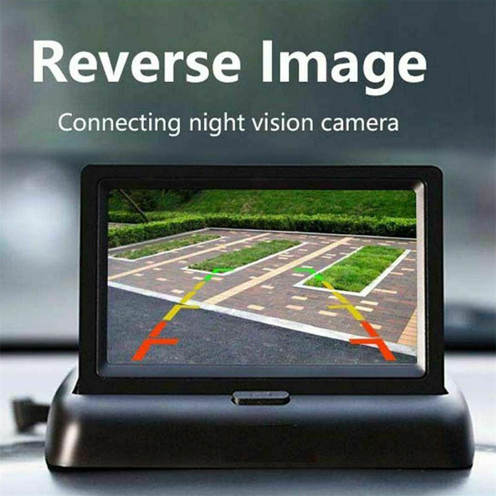 Car Monitor 4.3-inch Tft LCD Screen Folding Night Vision for Rear - Premium Other Car Electronics from Rapidvehicles - Just $51.99! Shop now at Rapidvehicles