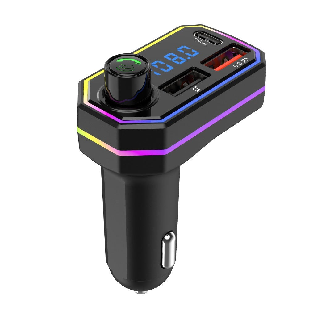 Led Backlight Car Bluetooth Fm Transmitter Mp3 Tf/u Disk Player Handsfree Car Kit Black - Premium Car Chargers from Rapidvehicles - Just $15.99! Shop now at Rapidvehicles