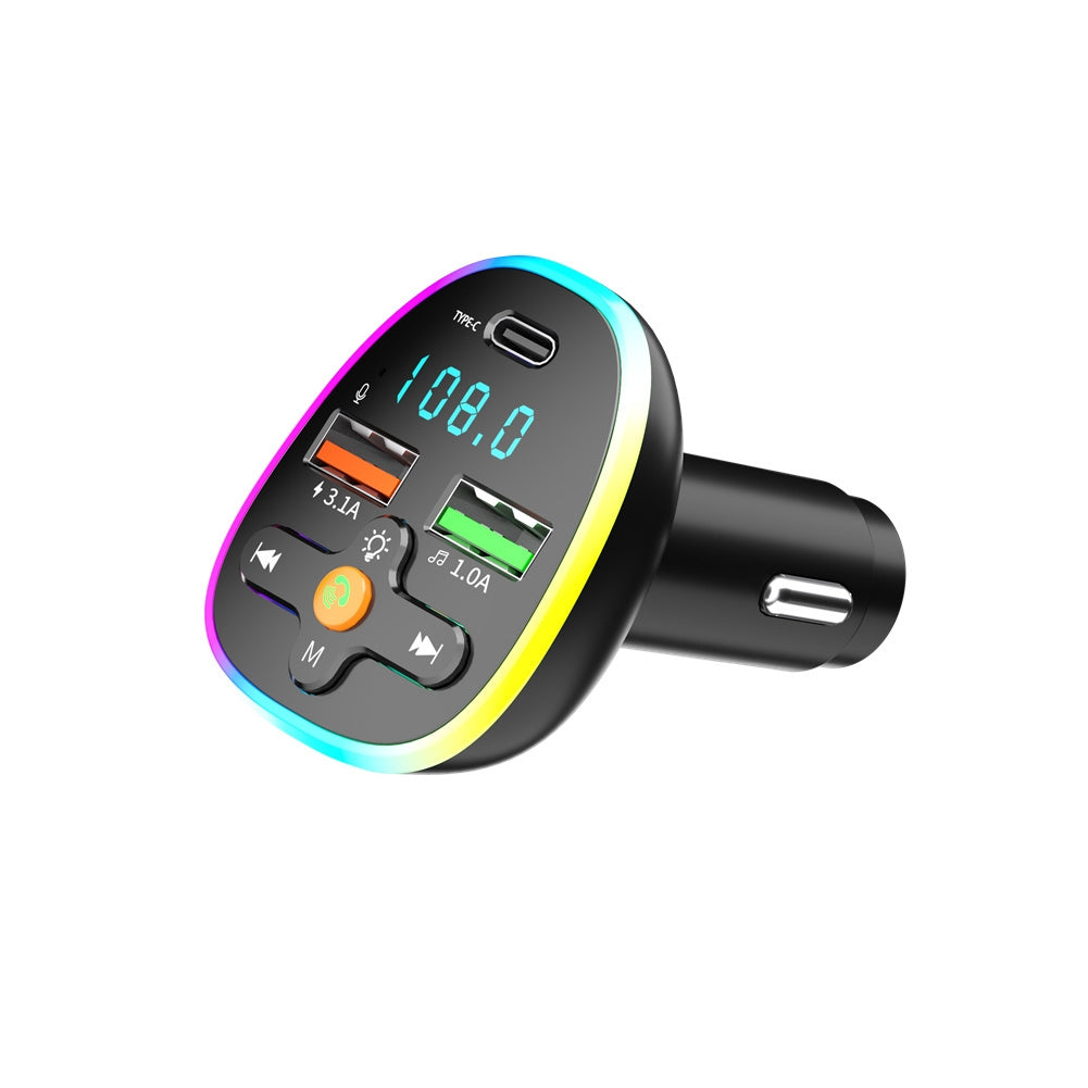 Bluetooth Fm Transmitter Car Mp3 Tf/u Disk Player Led Backlight Hands-free Car Kit Black - Premium Car Chargers from Rapidvehicles - Just $17.99! Shop now at Rapidvehicles