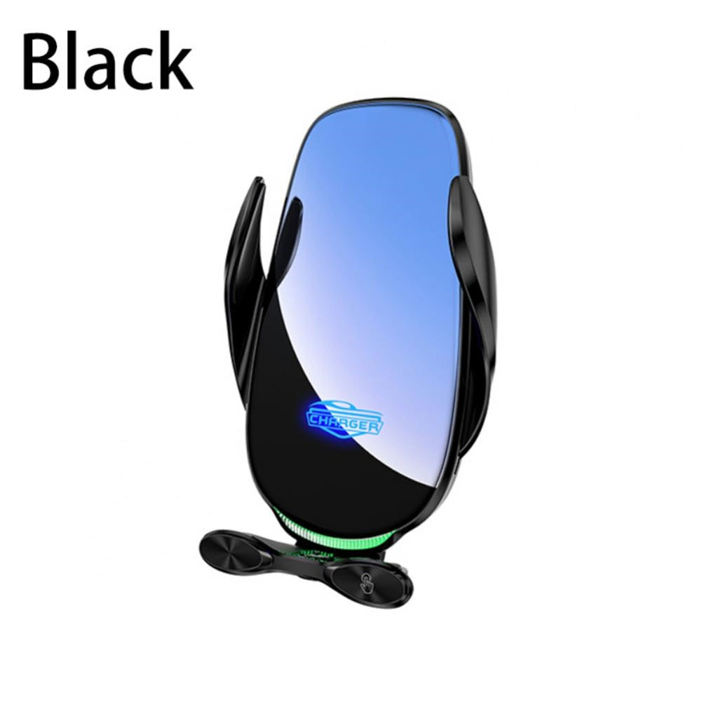 15w Car Wireless Charger Infrared Sensor Automatic Fast Charge Phone Holder Compatible For Xiaomi Samsung Iphone black - Premium Car Mounts & Holders from Rapidvehicles - Just $36.99! Shop now at Rapidvehicles