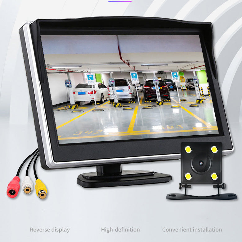 5 Inch Tft Lcd Screen Car Monitor 2 Channels Video Input 800x480 - Premium Car DVR from Rapidvehicles - Just $38.99! Shop now at Rapidvehicles