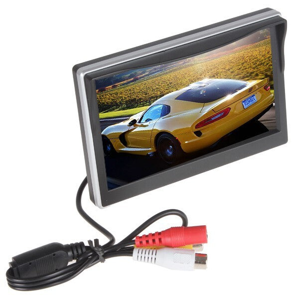 5 Inch Tft Lcd Screen Car Monitor 2 Channels Video Input 800x480 - Premium Car DVR from Rapidvehicles - Just $38.99! Shop now at Rapidvehicles