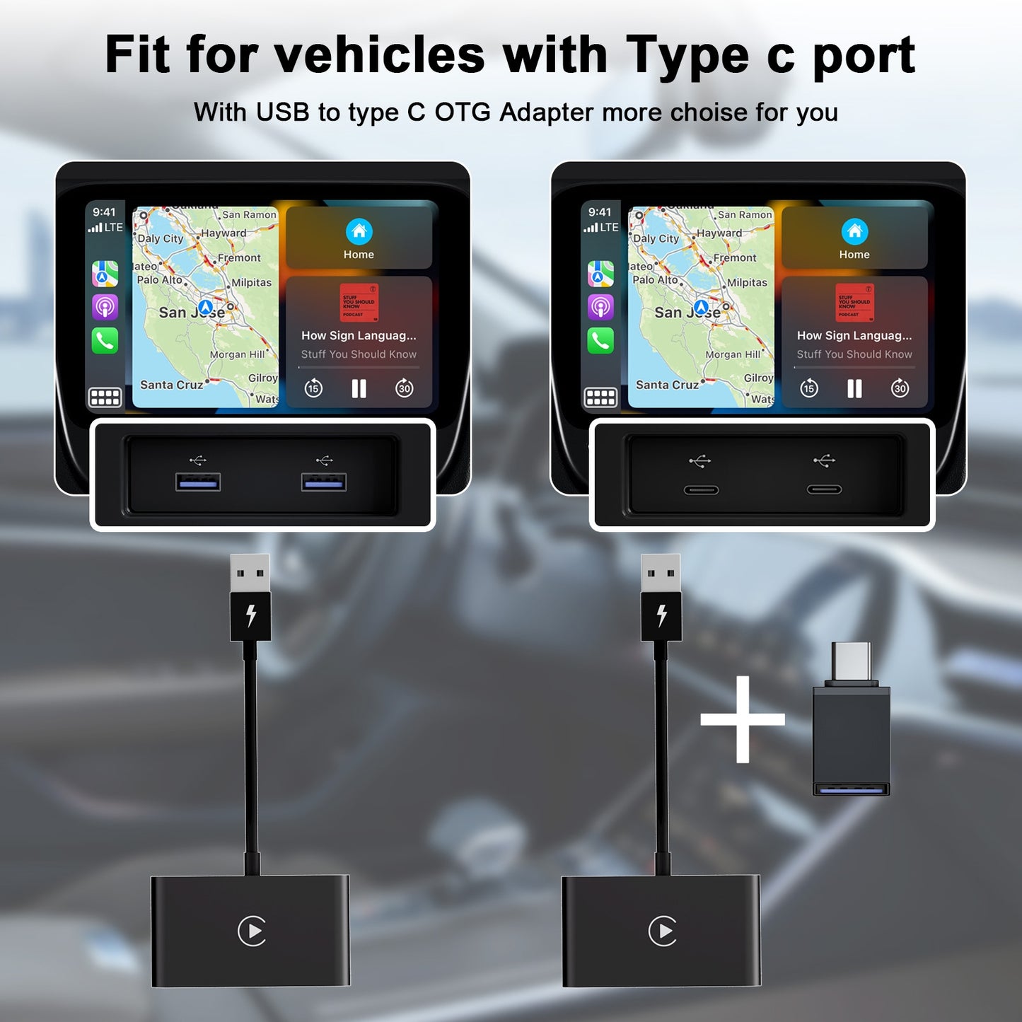 Car Adapter Compatible for Carplay Wireless Receiver Car - Premium Other Car Electronics from Rapidvehicles - Just $88.99! Shop now at Rapidvehicles