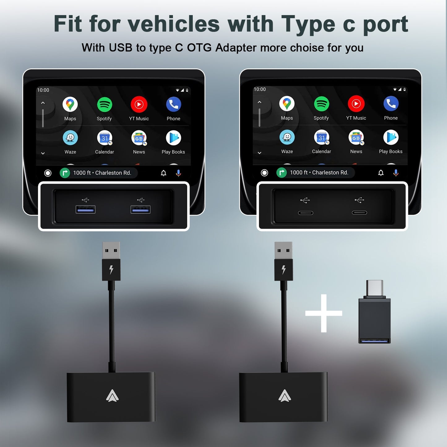 Car Wireless Adapter Compatible for Carplay Android Mobile Phone - Premium Other Car Electronics from Rapidvehicles - Just $88.99! Shop now at Rapidvehicles